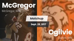 Matchup: McGregor vs. Ogilvie  2017