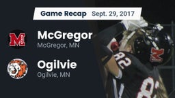 Recap: McGregor  vs. Ogilvie  2017