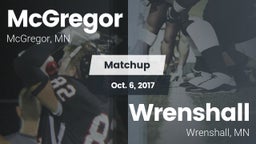 Matchup: McGregor vs. Wrenshall  2017