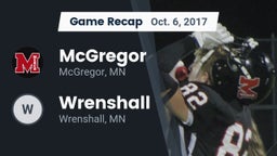 Recap: McGregor  vs. Wrenshall  2017