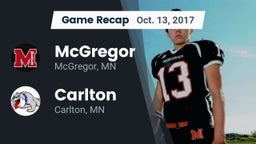 Recap: McGregor  vs. Carlton  2017