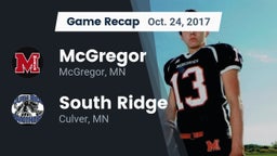 Recap: McGregor  vs. South Ridge  2017