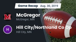 Recap: McGregor  vs. Hill City/Northland  Co Op 2019