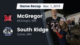 Recap: McGregor  vs. South Ridge  2019
