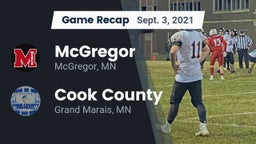 Recap: McGregor  vs. Cook County  2021
