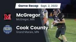 Recap: McGregor  vs. Cook County  2022