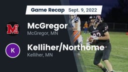 Recap: McGregor  vs. Kelliher/Northome  2022