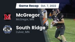 Recap: McGregor  vs. South Ridge  2022