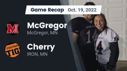 Recap: McGregor  vs. Cherry  2022