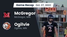 Recap: McGregor  vs. Ogilvie  2022