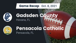 Recap: Gadsden County  vs. Pensacola Catholic  2021