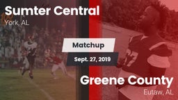 Matchup: Sumter Central  vs. Greene County  2019