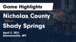 Nicholas County  vs Shady Springs Game Highlights - April 2, 2021