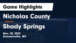 Nicholas County  vs Shady Springs Game Highlights - Nov. 28, 2023