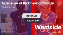 Matchup: Academy of Richmond  vs. Westside  2017