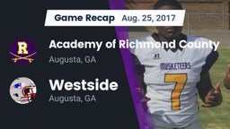 Recap: Academy of Richmond County  vs. Westside  2017