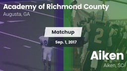 Matchup: Academy of Richmond  vs. Aiken  2017