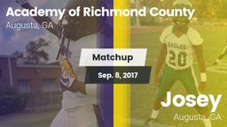 Matchup: Academy of Richmond  vs. Josey  2017