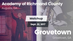 Matchup: Academy of Richmond  vs. Grovetown  2017