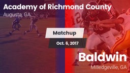 Matchup: Academy of Richmond  vs. Baldwin  2017