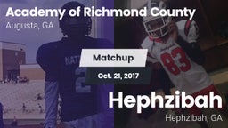 Matchup: Academy of Richmond  vs. Hephzibah  2017