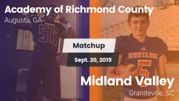 Matchup: Academy of Richmond  vs. Midland Valley  2019