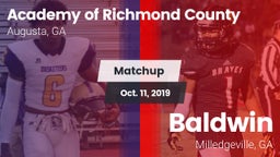 Matchup: Academy of Richmond  vs. Baldwin  2019