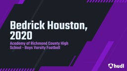 Academy of Richmond County football highlights Bedrick Houston, 2020