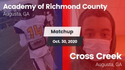 Matchup: Academy of Richmond  vs. Cross Creek  2020