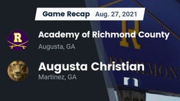 Recap: Academy of Richmond County  vs. Augusta Christian  2021