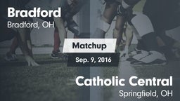Matchup: Bradford vs. Catholic Central  2016