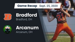 Recap: Bradford  vs. Arcanum  2020