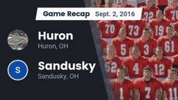Recap: Huron  vs. Sandusky  2016