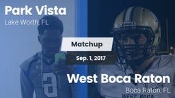 Matchup: Park Vista vs. West Boca Raton  2017