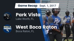 Recap: Park Vista  vs. West Boca Raton  2017
