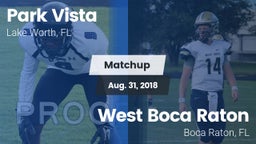 Matchup: Park Vista vs. West Boca Raton  2018