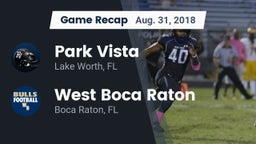 Recap: Park Vista  vs. West Boca Raton  2018