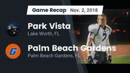 Recap: Park Vista  vs. Palm Beach Gardens  2018