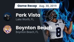 Recap: Park Vista  vs. Boynton Beach  2019