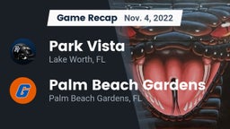 Recap: Park Vista  vs. Palm Beach Gardens  2022