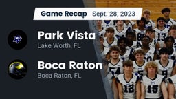 Recap: Park Vista  vs. Boca Raton  2023