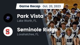 Recap: Park Vista  vs. Seminole Ridge  2023