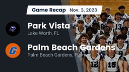 Recap: Park Vista  vs. Palm Beach Gardens  2023