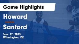 Howard  vs Sanford  Game Highlights - Jan. 17, 2023