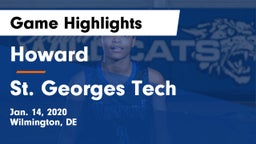 Howard  vs St. Georges Tech  Game Highlights - Jan. 14, 2020