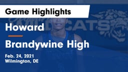 Howard  vs Brandywine High Game Highlights - Feb. 24, 2021