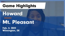 Howard  vs Mt. Pleasant Game Highlights - Feb. 4, 2022