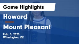 Howard  vs Mount Pleasant Game Highlights - Feb. 3, 2023
