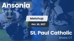 Matchup: Ansonia vs. St. Paul Catholic  2017