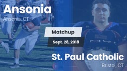Matchup: Ansonia vs. St. Paul Catholic  2018